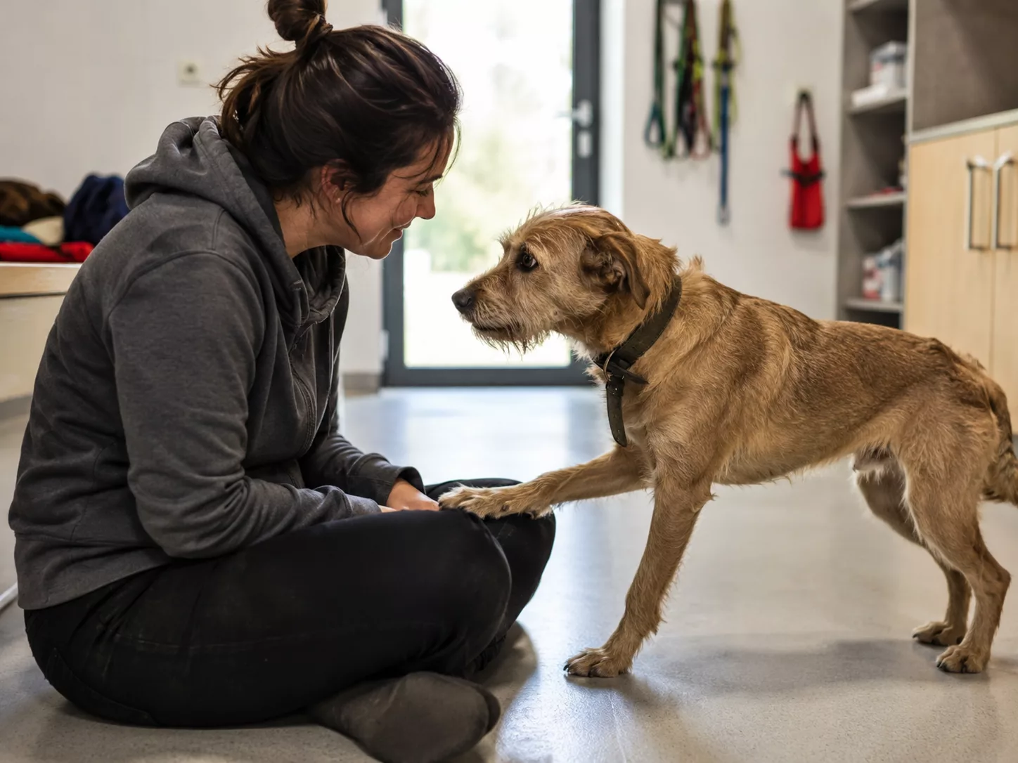 Vertrauensaufbau zwischen Hund und Mensch